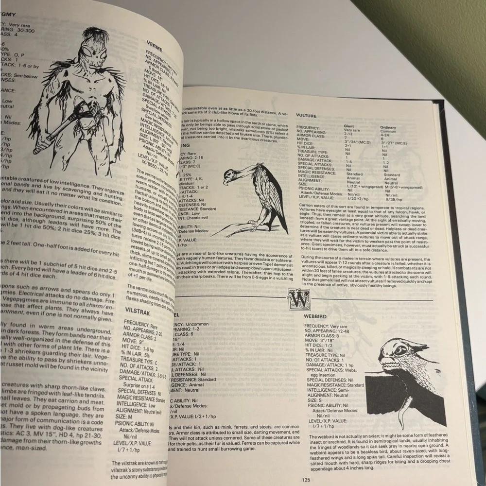 First Edition Advanced Dungeons & Dragons Monster Manual II